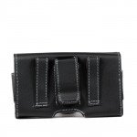 Wholesale iPhone 4S 5S Extendable Horizontal Pouch (Full Black)